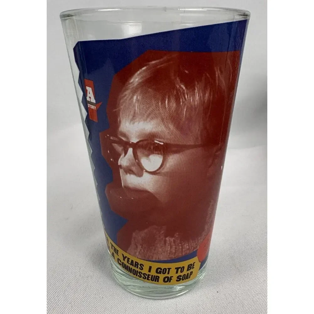 A Christmas Story 4pc 16oz Glass Cup Set